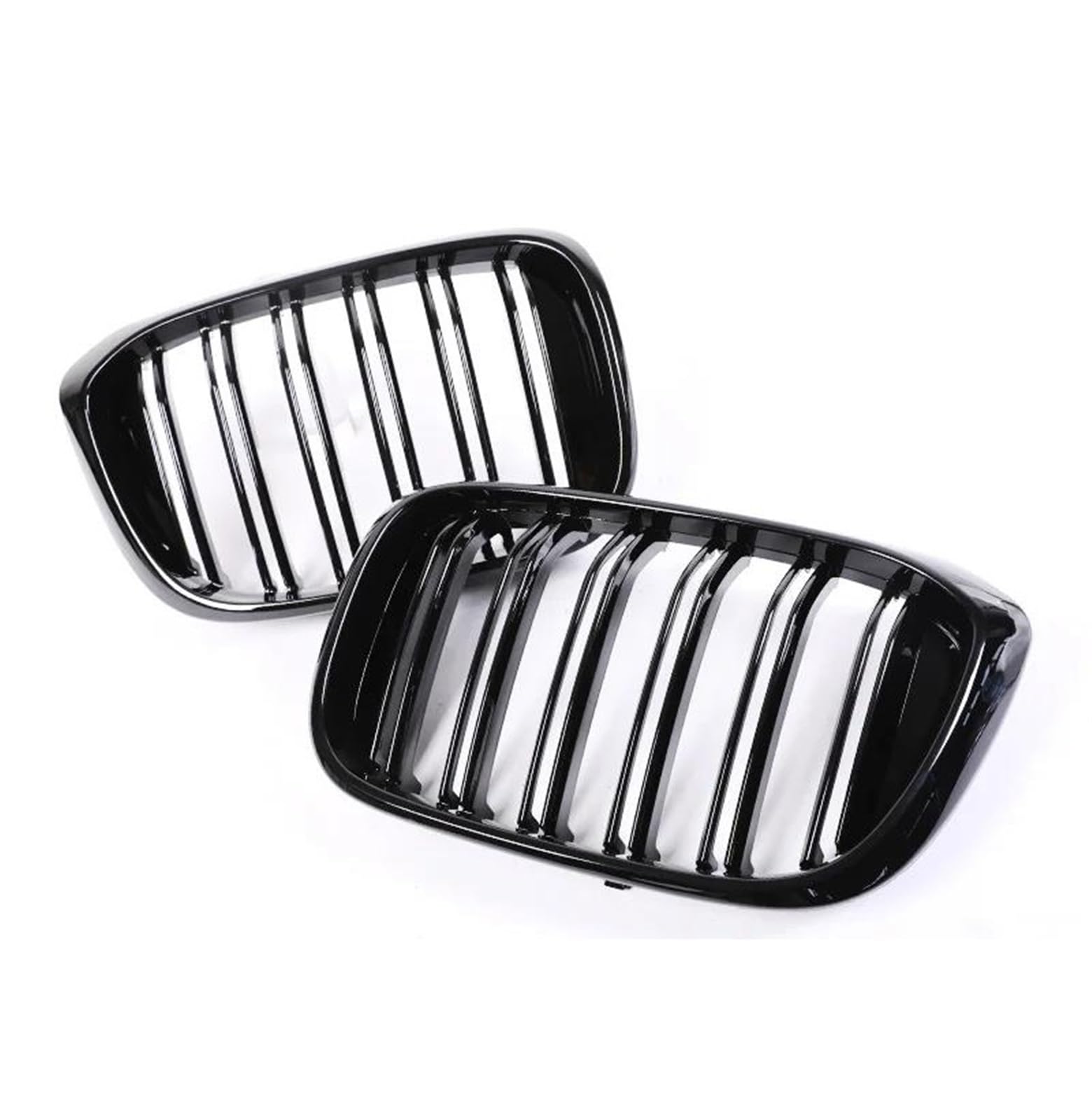 Rejilla delantera para X3 G01 y X4 G02 Pre-Facelift 2017-2022, calandra negro brillante 3