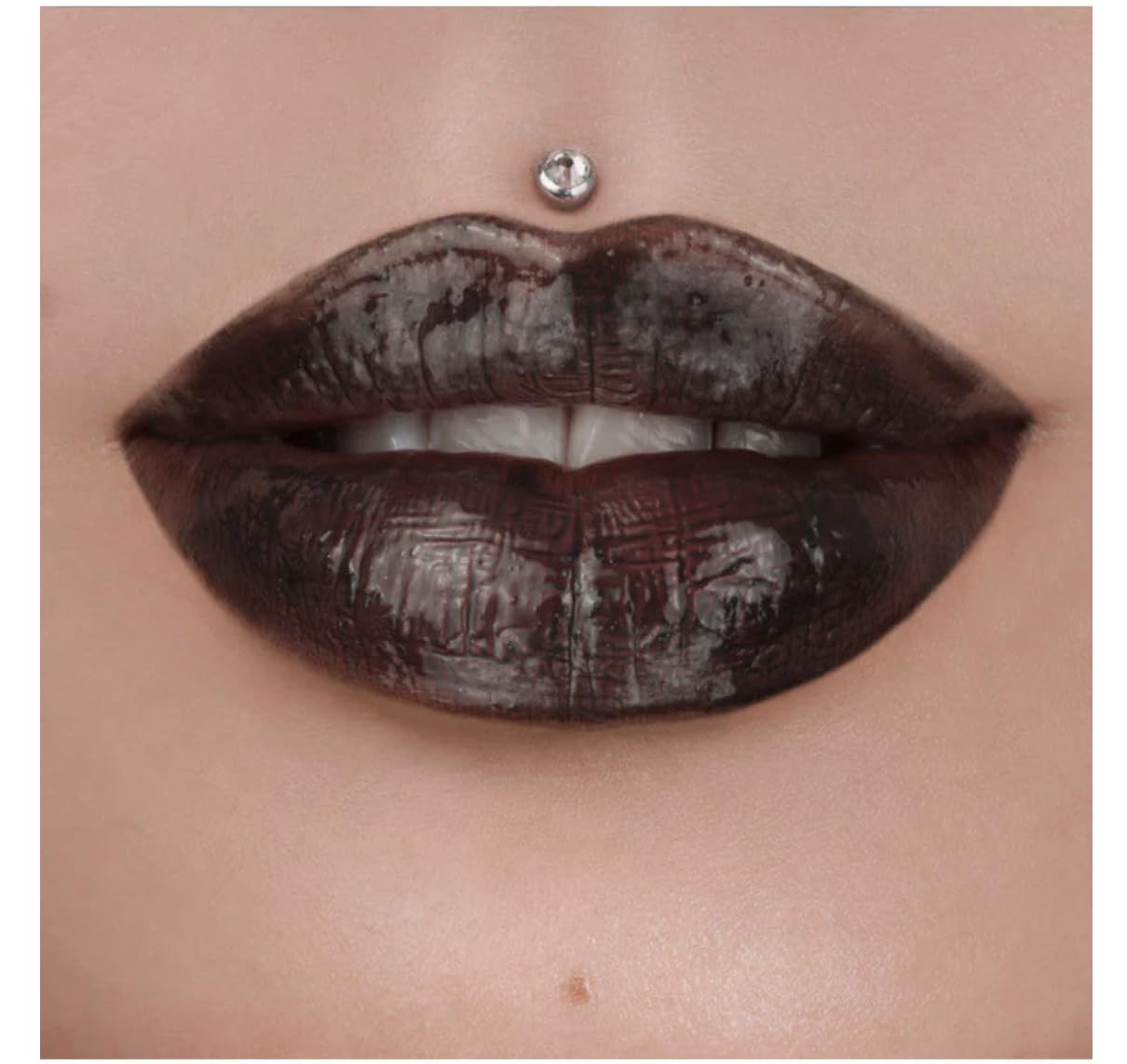 Jeffree Star Cosmetics The Gloss – Midnight Lick Shade – High Shine, Non-Sticky, Semi-Sheer Lip Gloss with Crème Brûlée Scent for Bold, Dramatic, Glossy Lips