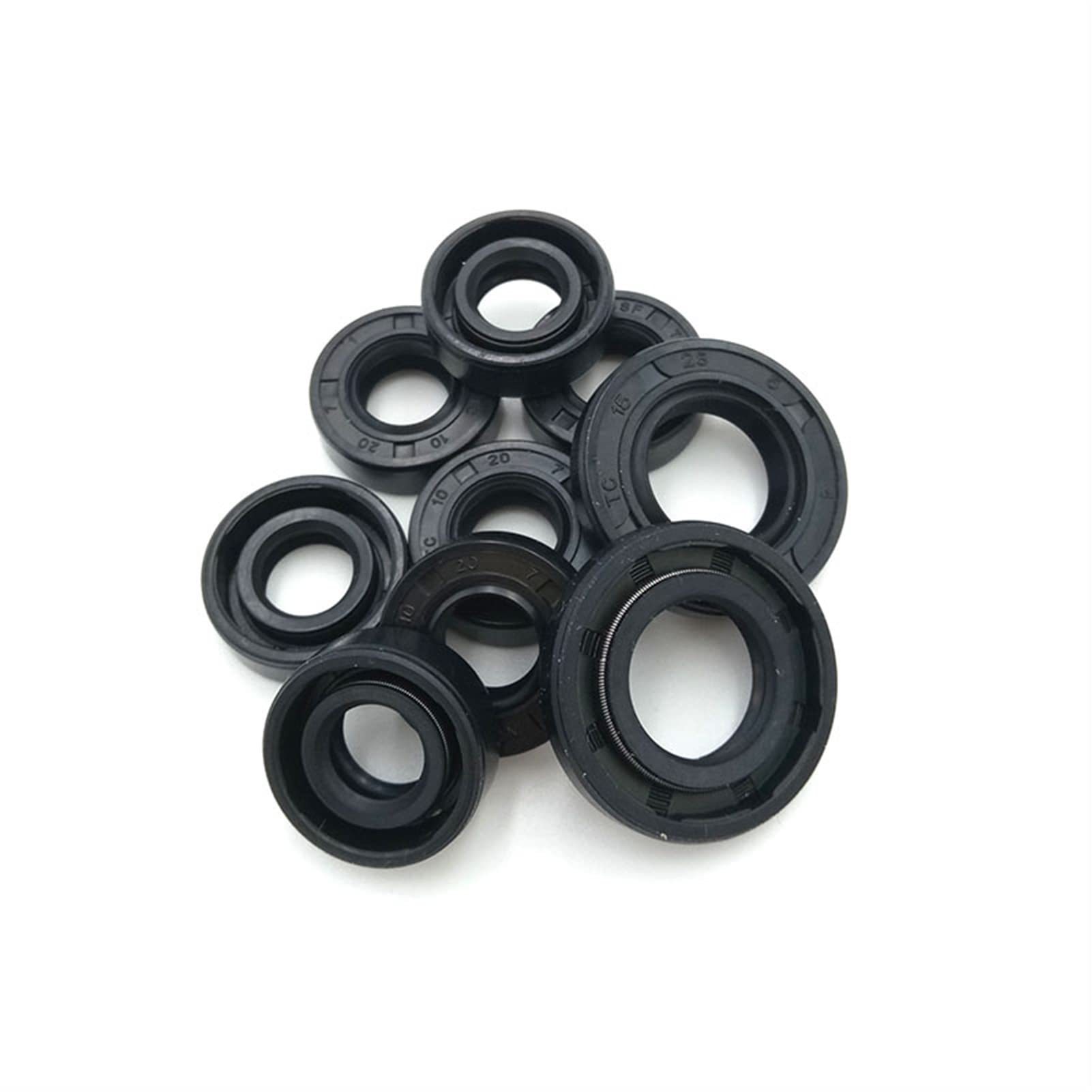 Paraolio Industriale Macchinari Paraolio In Nitrile 20x40x7mm - Doppio Labbro Con Molla - Per Alberi E Cuscinetti - Nero, Resistente A Oli E Grassi Paraolio Per Cuscinetti - Foto 14