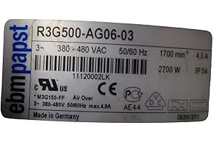 AG06 Heavy-Duty Cooling Fan 380/480V 1700RPM