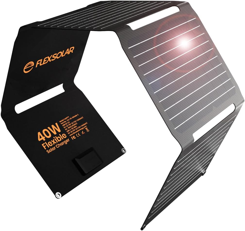 Flexsolar 40W ソーラーパネ