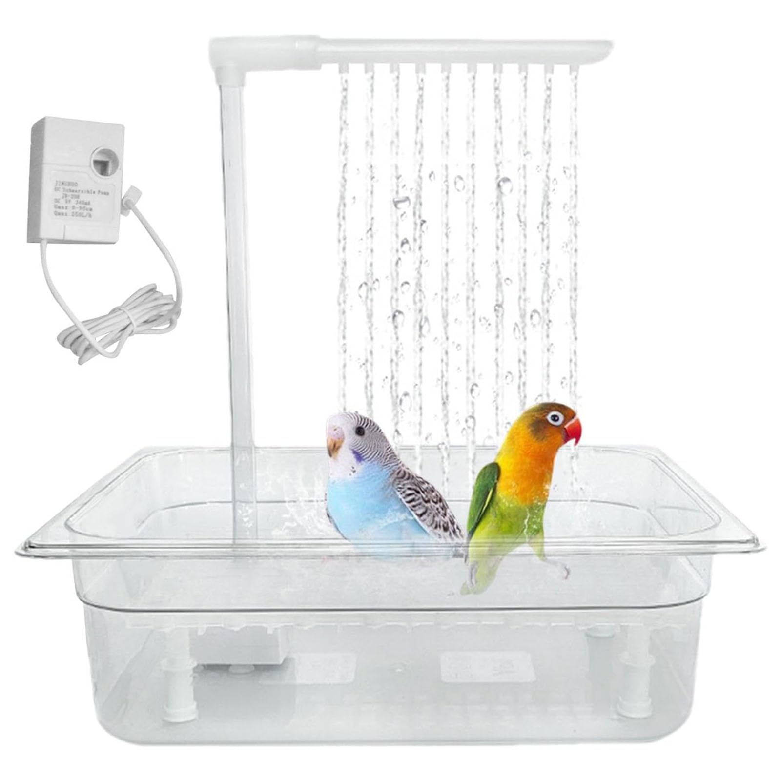 Amazon.co.jp: インコ 水浴び 鳥 おもちゃ シャワー 自動 蛇口 文鳥