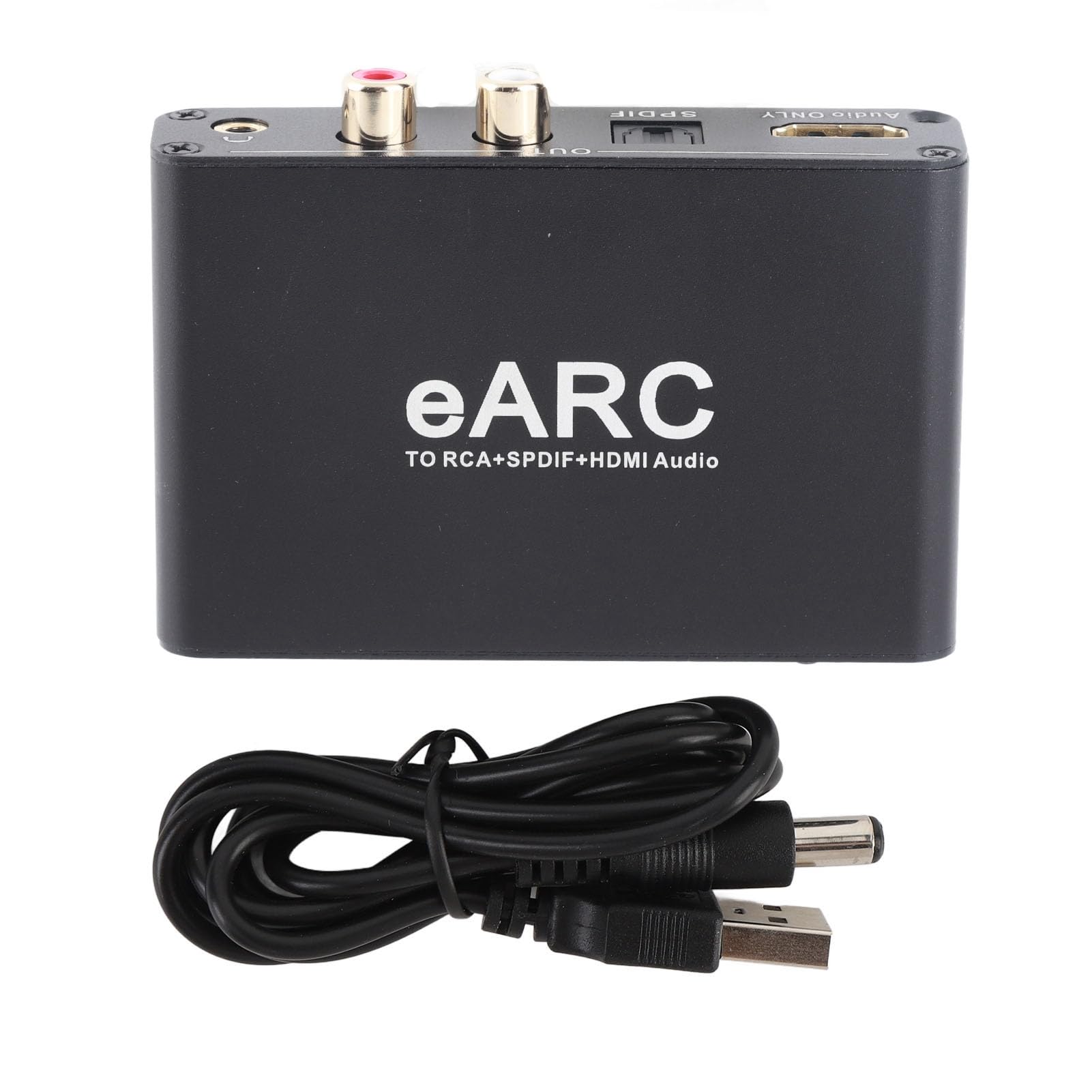 SENECESLI Estrattore Audio EARC, Adattatore ARC HDMI, Convertitore Audio EARC in Extrattore Audio HDMI/Optical / 3,5 Mm, per L'amplificatore di Altoparlanti della TV a system Audio