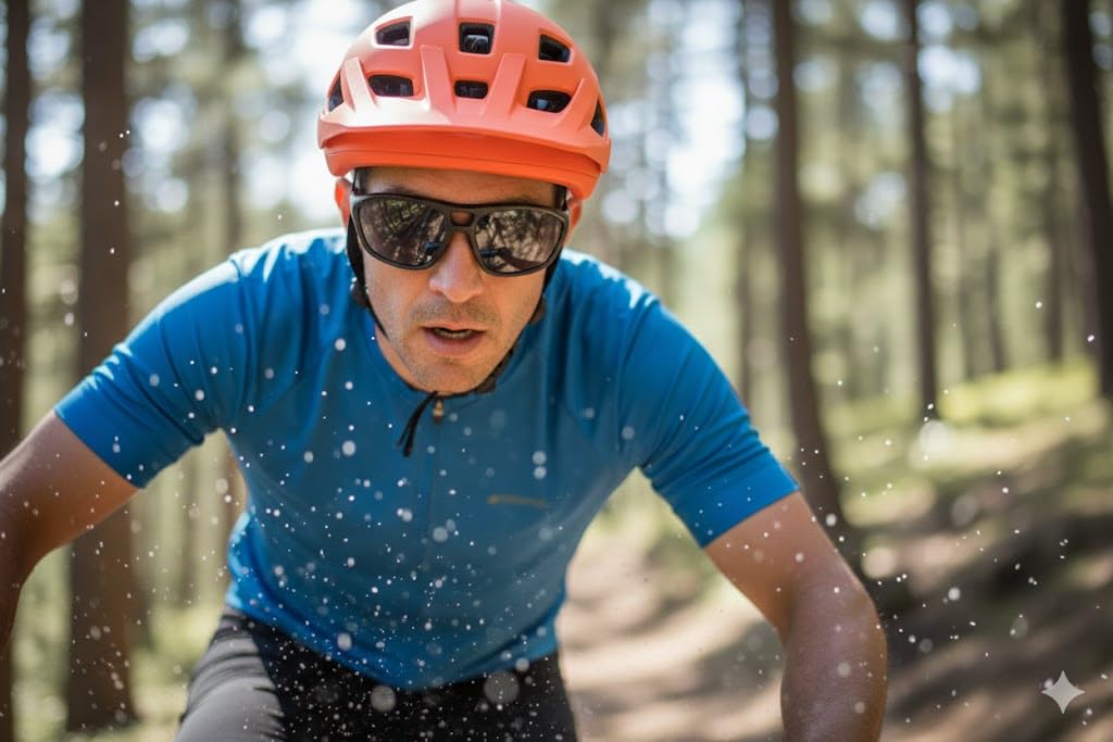 SPORTBRILLE EXTREM KONTRASTVERSTÄRKEND -RADBRILLE BIKERBRILLE -KITESURFEN ALLWETTER SKIBRILLE