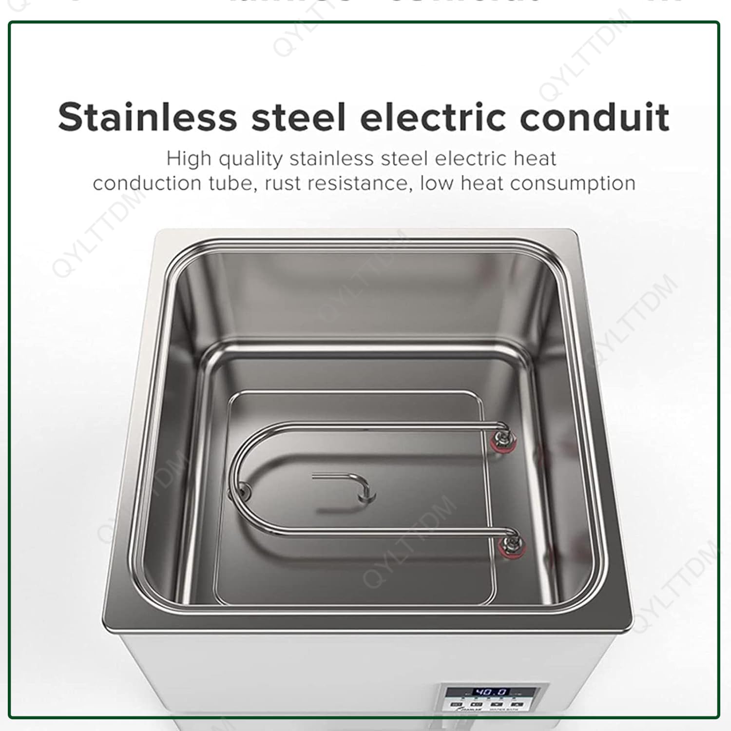 TYH Baño María Termostático Digital para Laboratorio, Calentador Científico, Calentador Eléctrico para Baño María, Precisión De 0,01 ℃, con Pantalla Digital Y Tapa Protectora