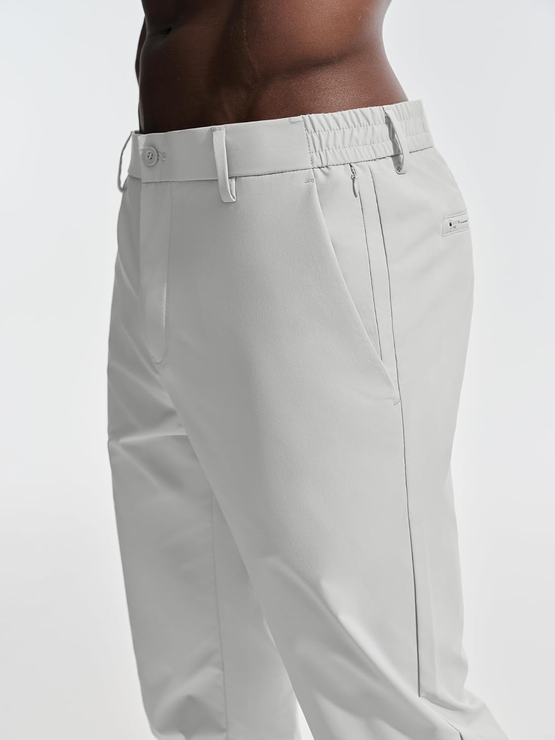 PJ PAULl Jones Mens Golf Pants Stretch Tapered Wrinkle Free Pants Casual Lightweight Trousers with 5 Pockets - Image 7