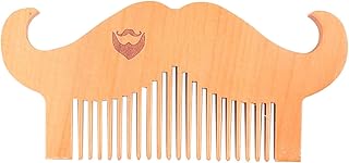 Men's Beard Comb - Pear Wood Fine Tooth Combs for Head Hair - Pocket Comb Men Hairdressing Styling Beard Hair Care Combing Supplies, Styling Hair, Beard or Mustache