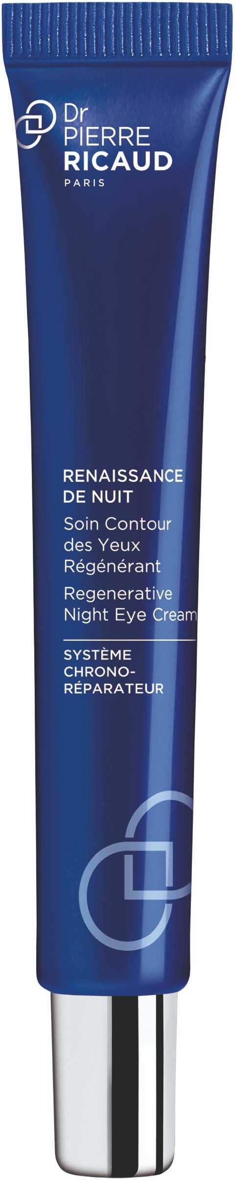 Dr. Pierre Ricaud Renaissance de Nuit Regenerating Night Cream for Eyes - Smooths, Regenerates and Revitalises Eye Contour - Visibly Smoother Skin - 15 ml Tube
