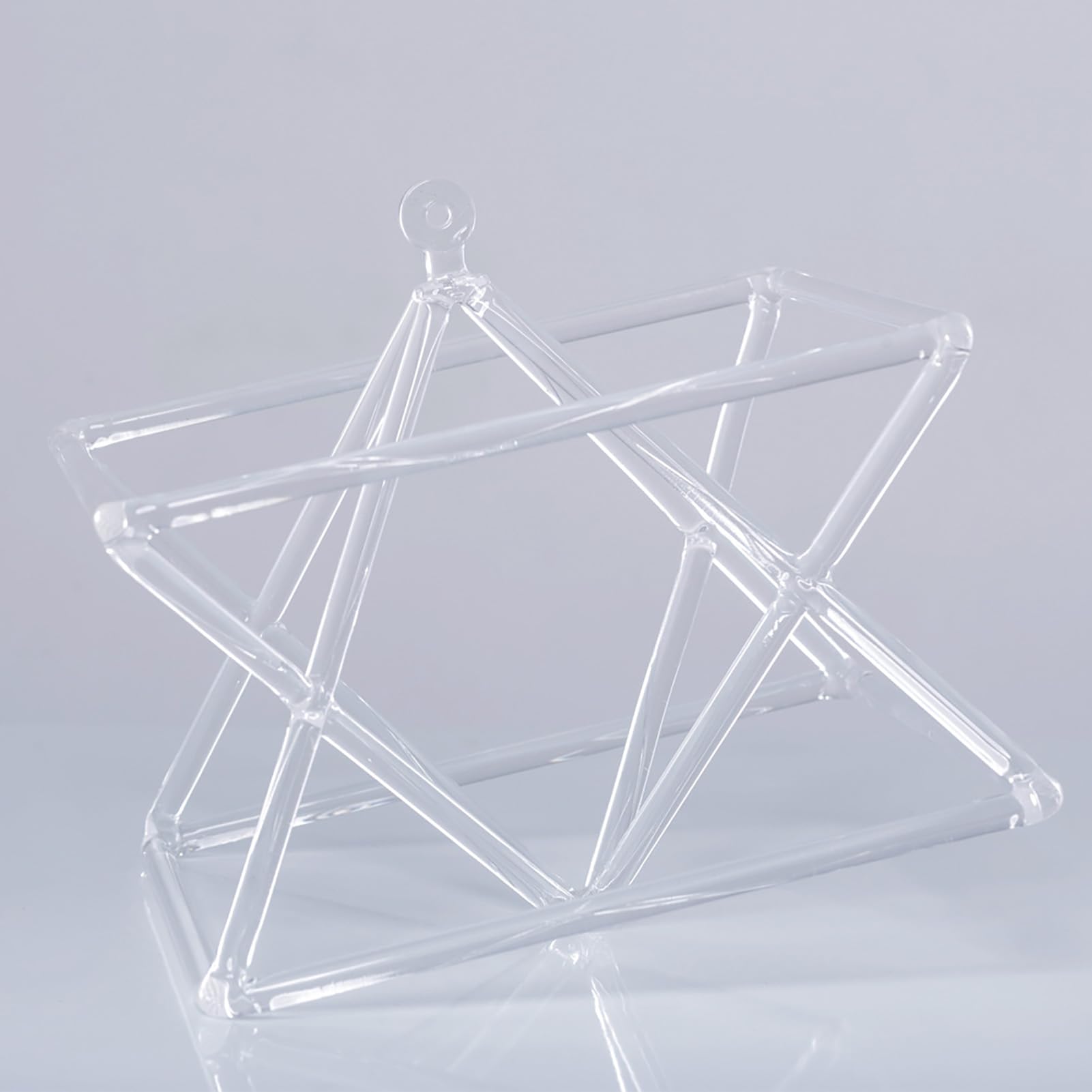 Pyramide de chant en quartz blanc 9 pouces avec percuteur et sac de transport