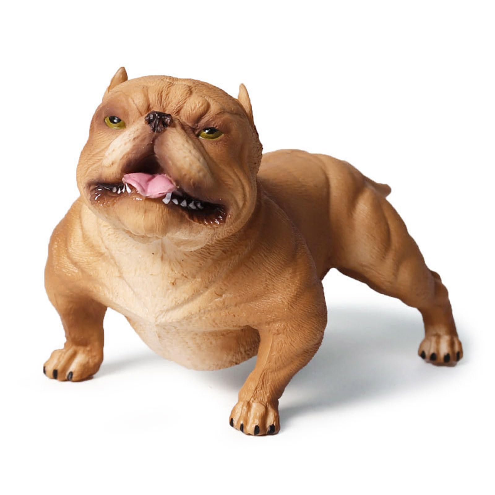 LSTTBO Dog Model Ornament Realistic Figures Puppy Handicrafts Landscape Backyard Desktop Decorations Realistic Dog Statue Statue Dogs Toy