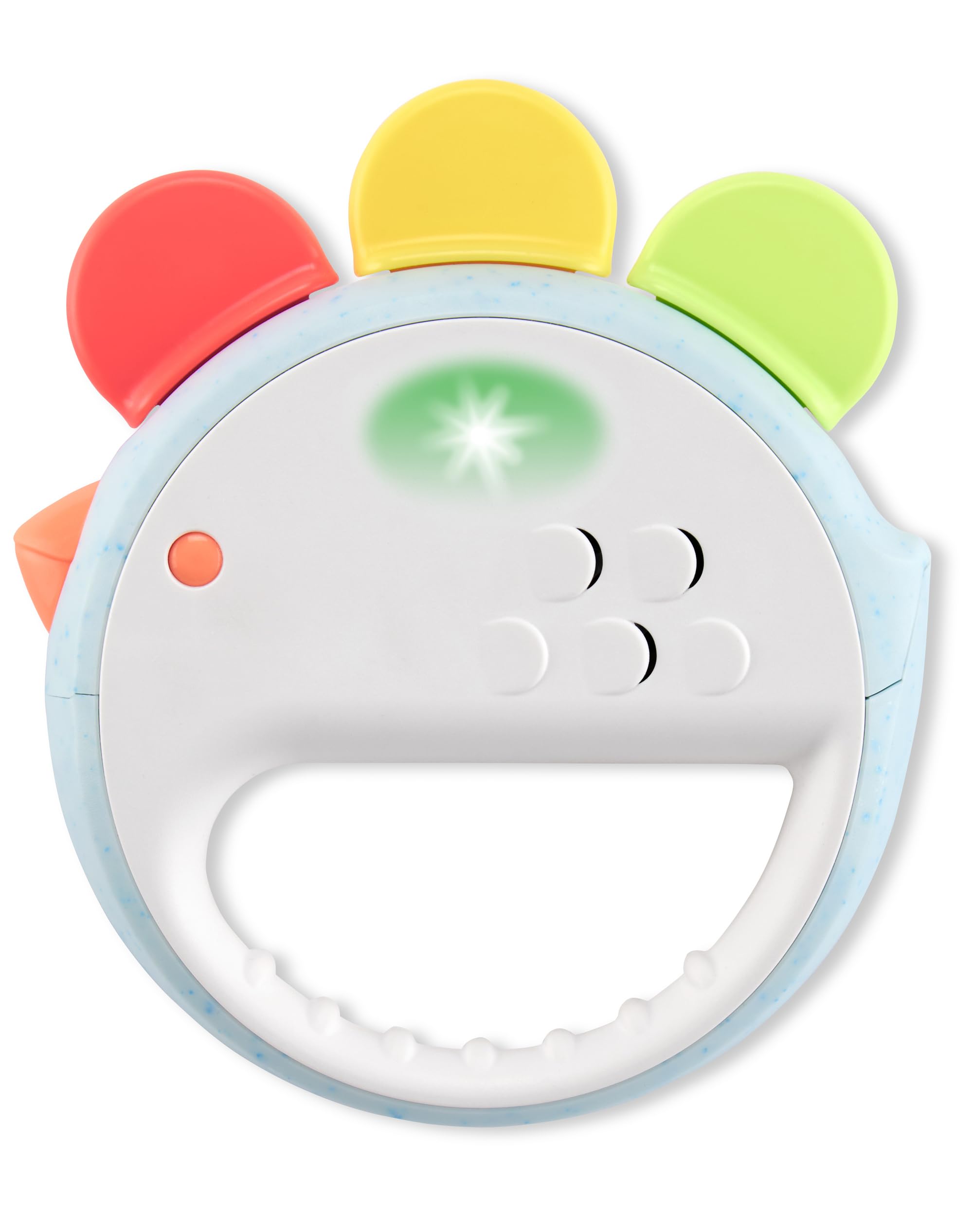 Skip Hop Jouet Musical pour bébé avec Sons, lumières et Musique, Farmstand Feelin' Clucky Tamburin, à partir de 9 Mois