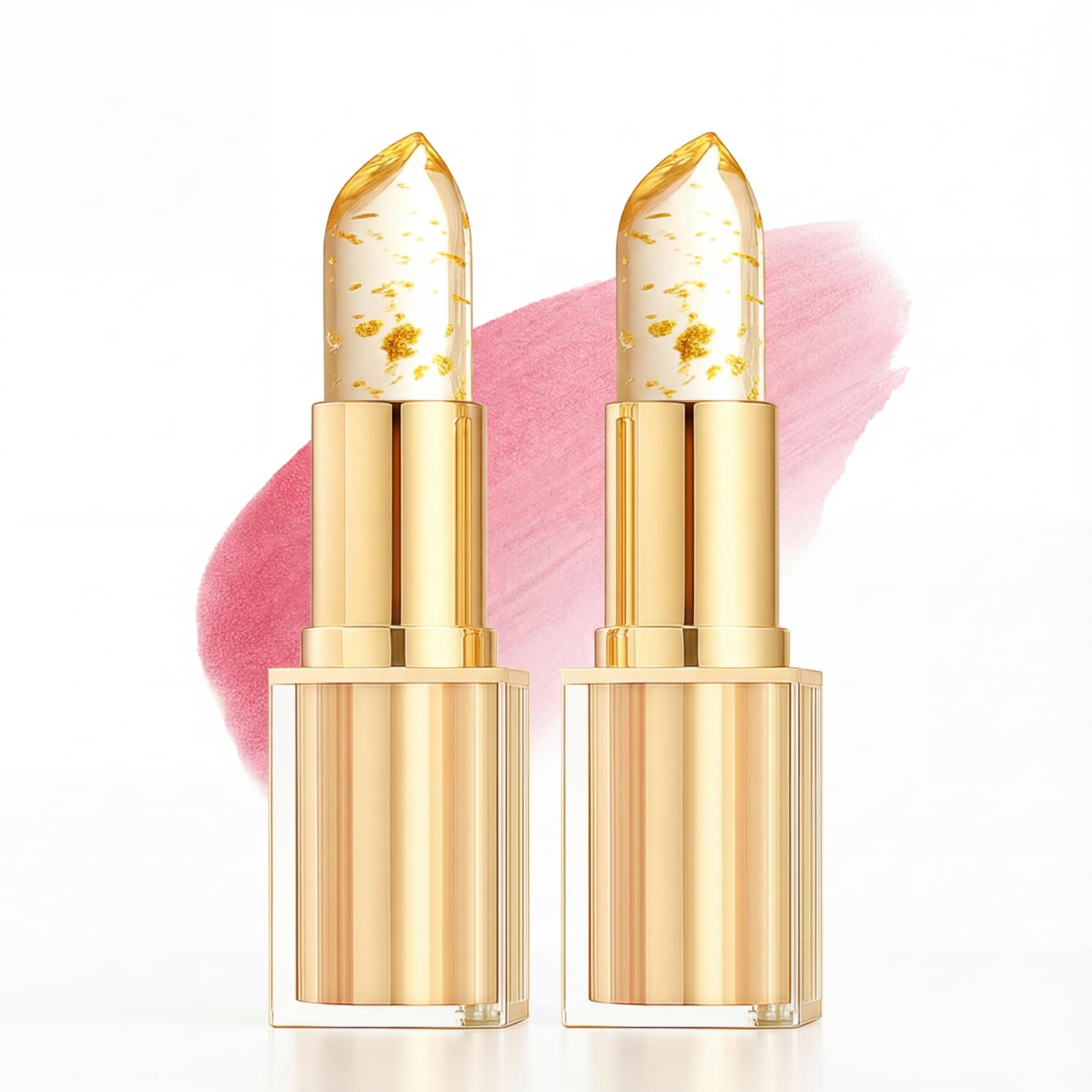 2PCS PH Lipstick Color Changing, Clear Color Changing Lipstick