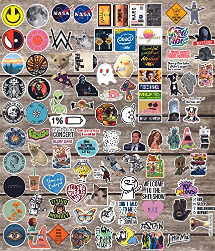 Yuckquee™ All File Laptop Stickers for Laptops, Car, Motorcycle, Bicycle, Luggage, Water Bottles, Guitar, Decal, Graffiti, Patches Stickers Pack K-4 (Random 100) (B09HXY278S) Amazon Price History, Amazon Price Tracker