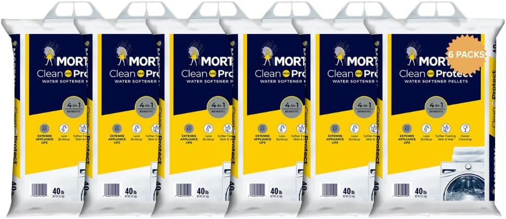 6 Pack Premium Water Softener Salt Pellets