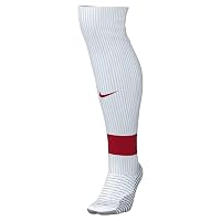 Nike FQ8253-103 Strike Dri-FIT Calzini Unisex WHITE/UNIVERSITY RED/UNIVERSITY RED Taglia M