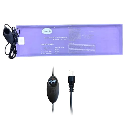 Smart Waterbed Heater with LED Digital Controller, 250W Waterbed Heating