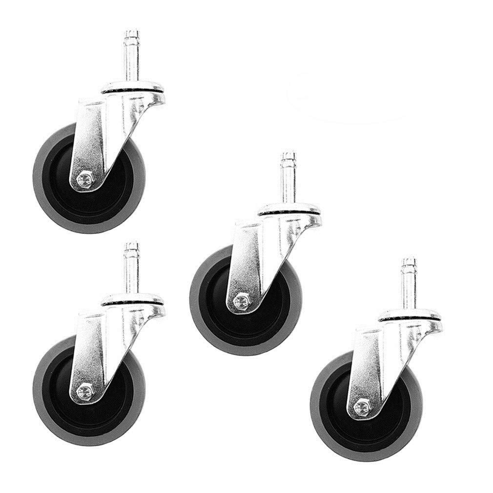 Sdgdxfsr One Color Castors, Universal 360 Degree Rotating,With Brake Locks,Load Capacity 150Kg