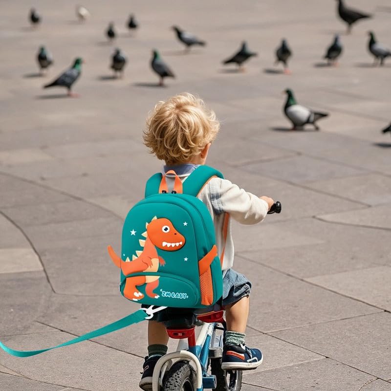 Padgene Toddler Backpacks Kids Preschool Backpack Waterproof Neoprene Animal Schoolbag Lunch backpack 3D Cartoon Mini Travel Bag for Boys Girls Ages 3-5 - Image 8