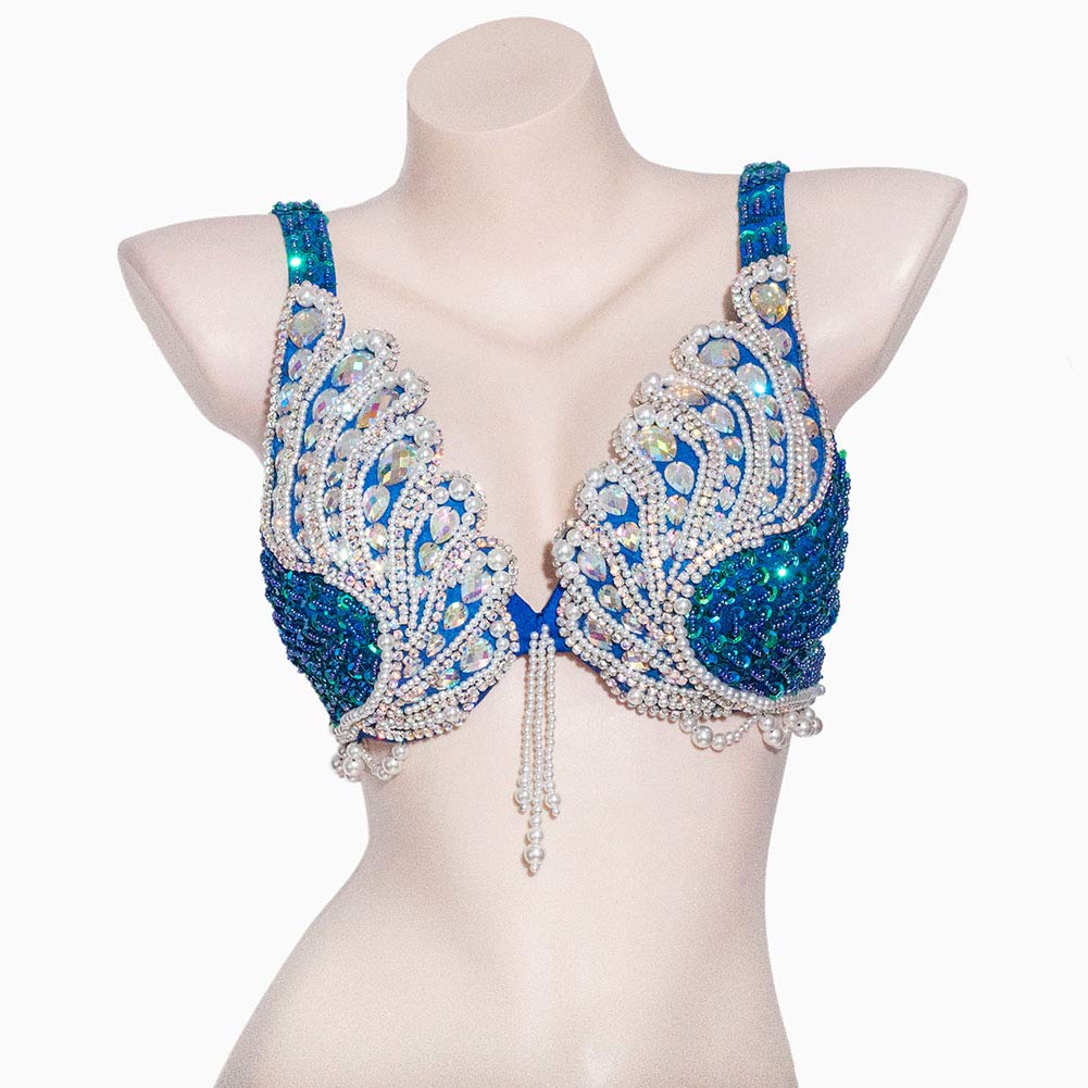 ROYAL SMEELA Cinturón Sujetador Danza del Vientre Mujer Carnaval Gitano Traje de Baile Brillar Lentejuelas Trajes Danza del Vientre Sexy Ropa Danza Vientre Vestido Bailarina del Vientre Traje carnaval