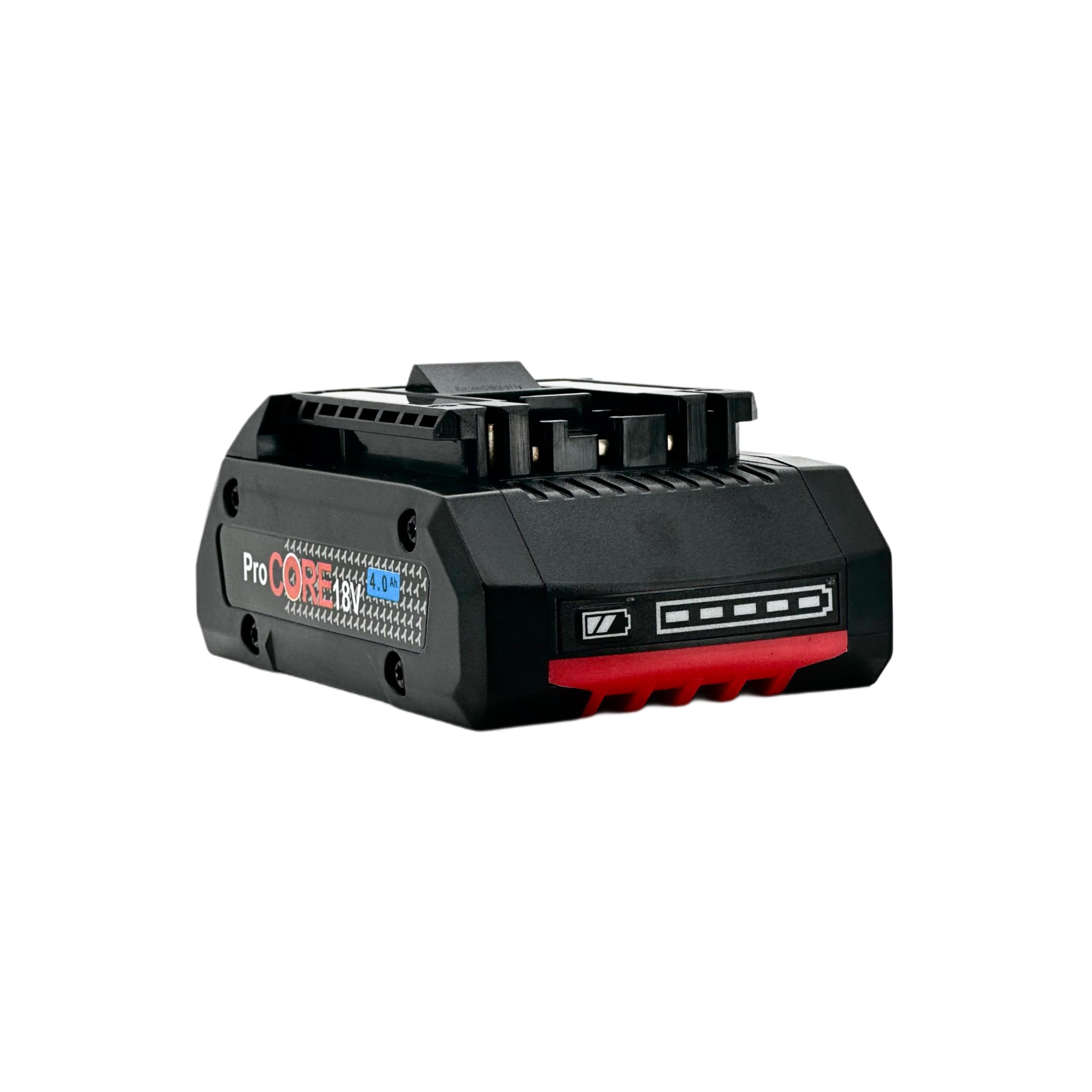 Juego de baterías de 18 V, 4,0 Ah y 8,0 Ah, compatible con Bosch Professional ProCORE18V, baterías de repuesto de iones de litio para herramientas profesionales Bosch de 18 V con indicador