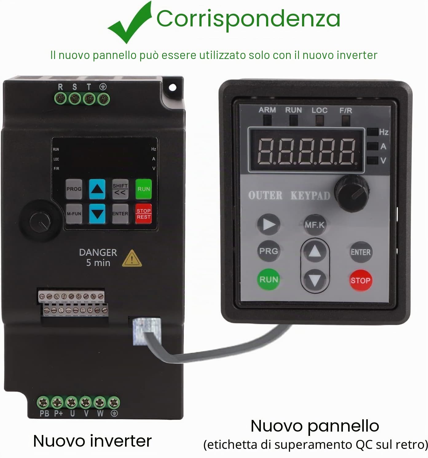 SKI780 Mini VFD 220 V / 380 V Inverter carico Convertitore di frequenza variabile Inverter monofase/trifase CA per motore trifase 0,75/1,5/2,2 kW (220VAC 0.75kW)
