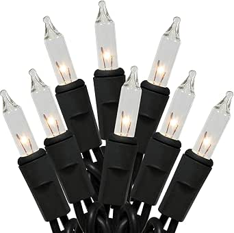 Black Wire Christmas Lightsnull