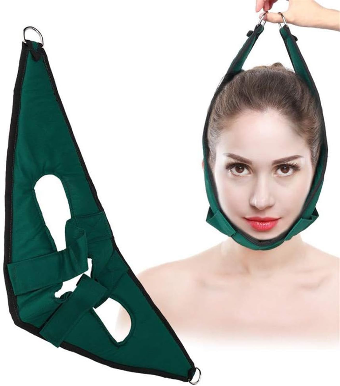 Dispositivo di Decompressione del Collo per Alleviare Il Dolore al Collo E Correggere Le Spalle - Kit unità di Trazione Cervicale sopra La Porta E Barella per Il Collo