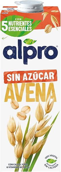 Alpro Bebida Vegetal de Avena sin Ázucar - Pack de 6 x 1L - 4