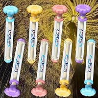 VEEKAY 8 Stück Feuerwerk Wasserpistolen - Bunte Wasserspritz Spielzeuge Für Strand & Party