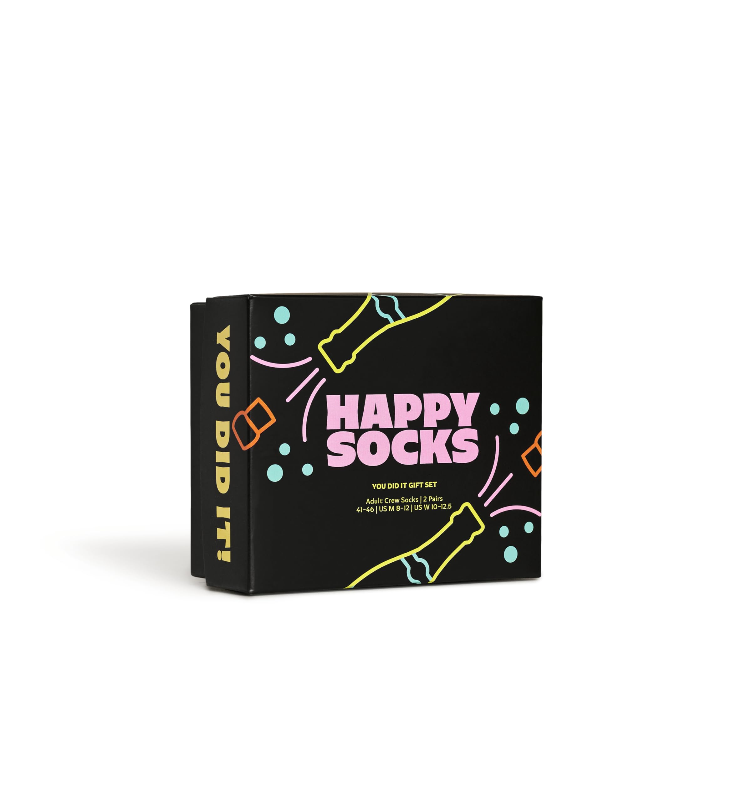 Calcetines de Algodón para Diario Happy Socks con Diseños Divertidos de Invierno 6