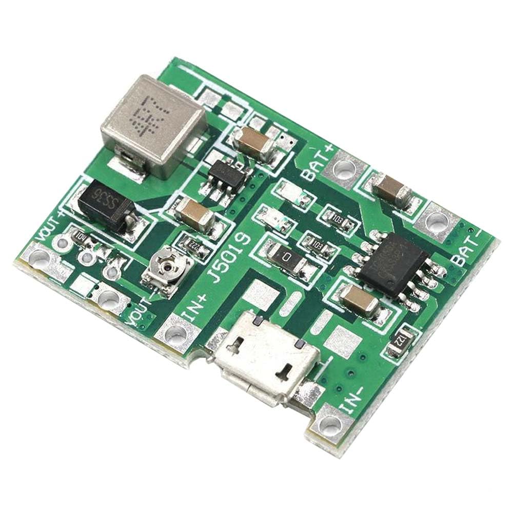 20PCS 2A USB 18650 Module Boost 3.7V to 5V 9V 12V DC-DC Boost Up Boost Module TP4056 DIY Kit Parts (Micro)