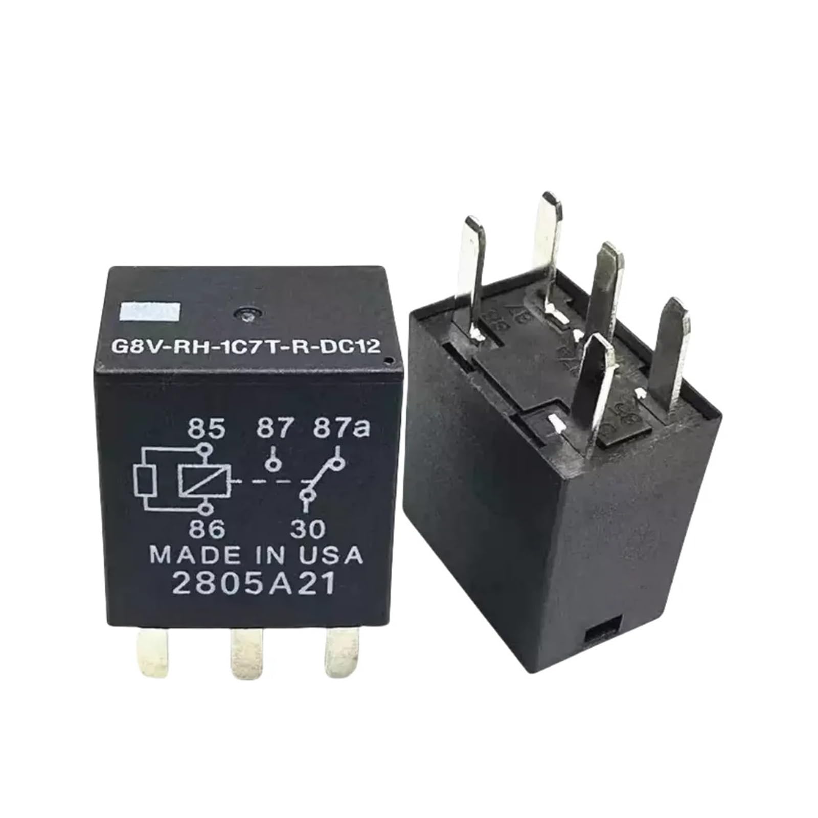 PKNVKZIDK 1PCS G8V-RH-1C7T-R-DC12 35A 5pin 12VDC relay