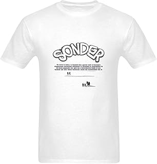 Men's T-Shirts Sonder Graphic Print Street Style Short Sleeve Cotton Shirt Summer Crew Neck Tops
