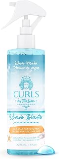 Wave Blaster Sea Salt Spray for Hair, Natural Texturizing Spray and Curl Enhancing Hair Mist with Amino Acids, For Natural Beach Wave Texture, 8 fl oz - Curls by the Sea