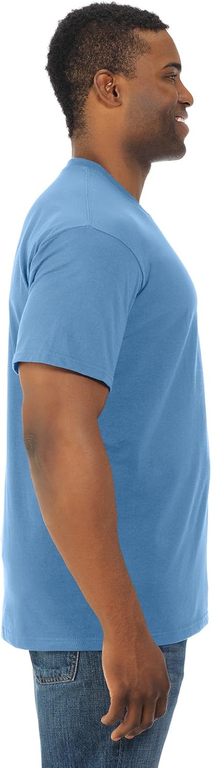 Fruit of the Loom Adult 5 oz. HD Cotton™ T-Shirt 2XL ROYAL - Image 2