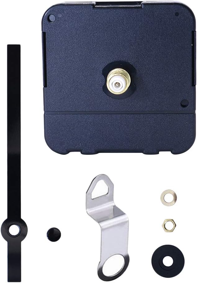 DYNWAVE Quartz Tidal Clock Mechanism Movement DIY Replacement Parts Tool Repair Kits,Black,56x56x16.2mm