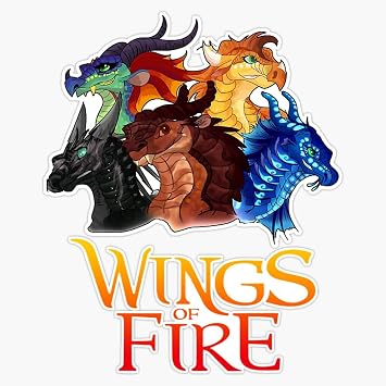 All Together Love Dragons Graphic Wings Of Fire Manga Series Sticker Bumper Sticker Vinyl Decal 5"