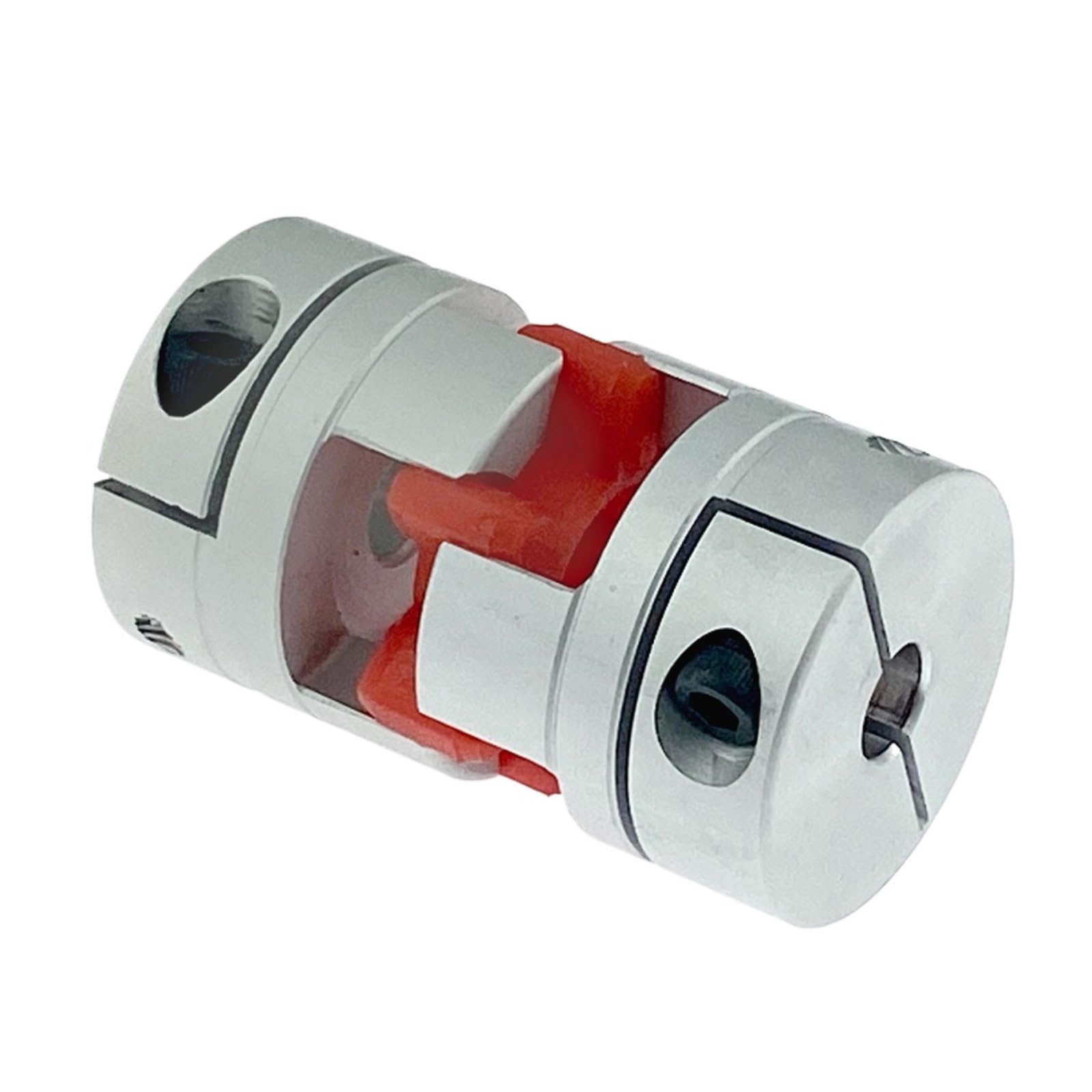 Acoplamiento elástico Flexible, Acoplador de Abrazadera Flexible Ciruela Serie LM, tamaño Eje D55L78, Acoplamiento mandíbula CNC, 10/12/14/16/18/20/22/24/25mm, 1 Uds(16X25)