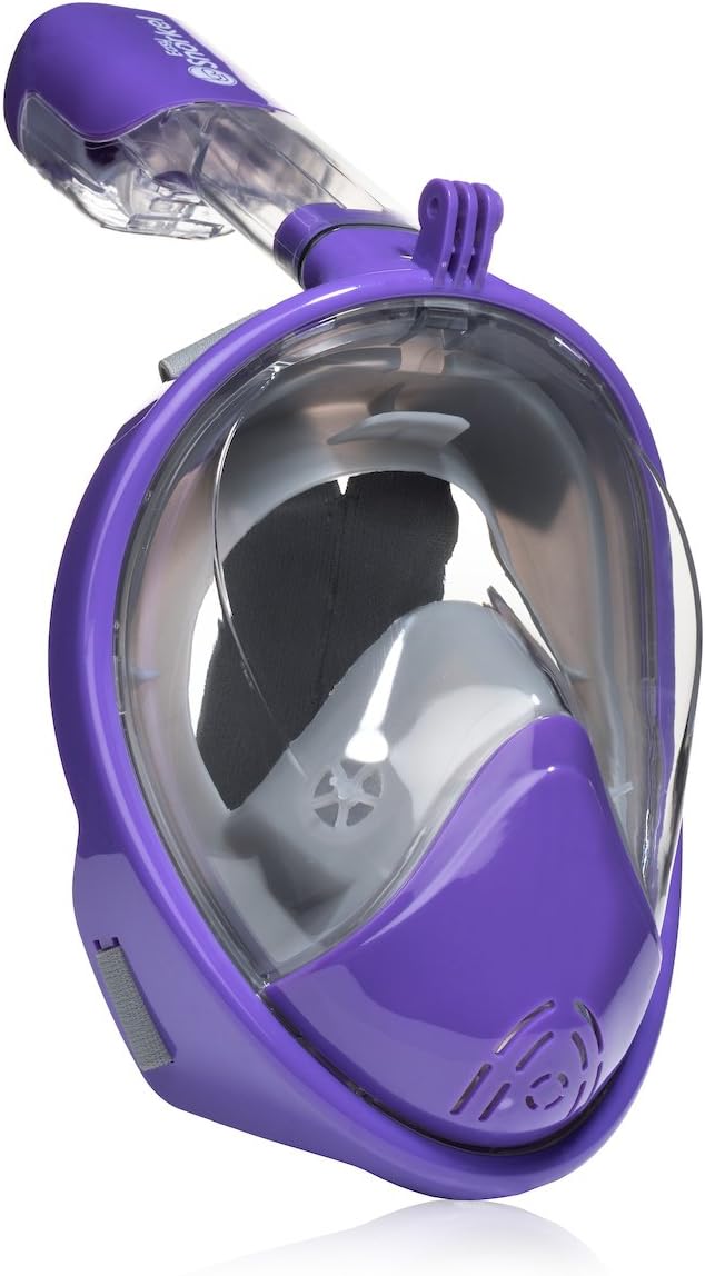 PRODIGY Full Face Snorkel Mask Adult Kids – 180° Panoramic Snorkeling Masks Gear for Adults and Youth - Easy Breathing SWIMTECH Dry Top Set, Anti-Leak&Anti-Fog