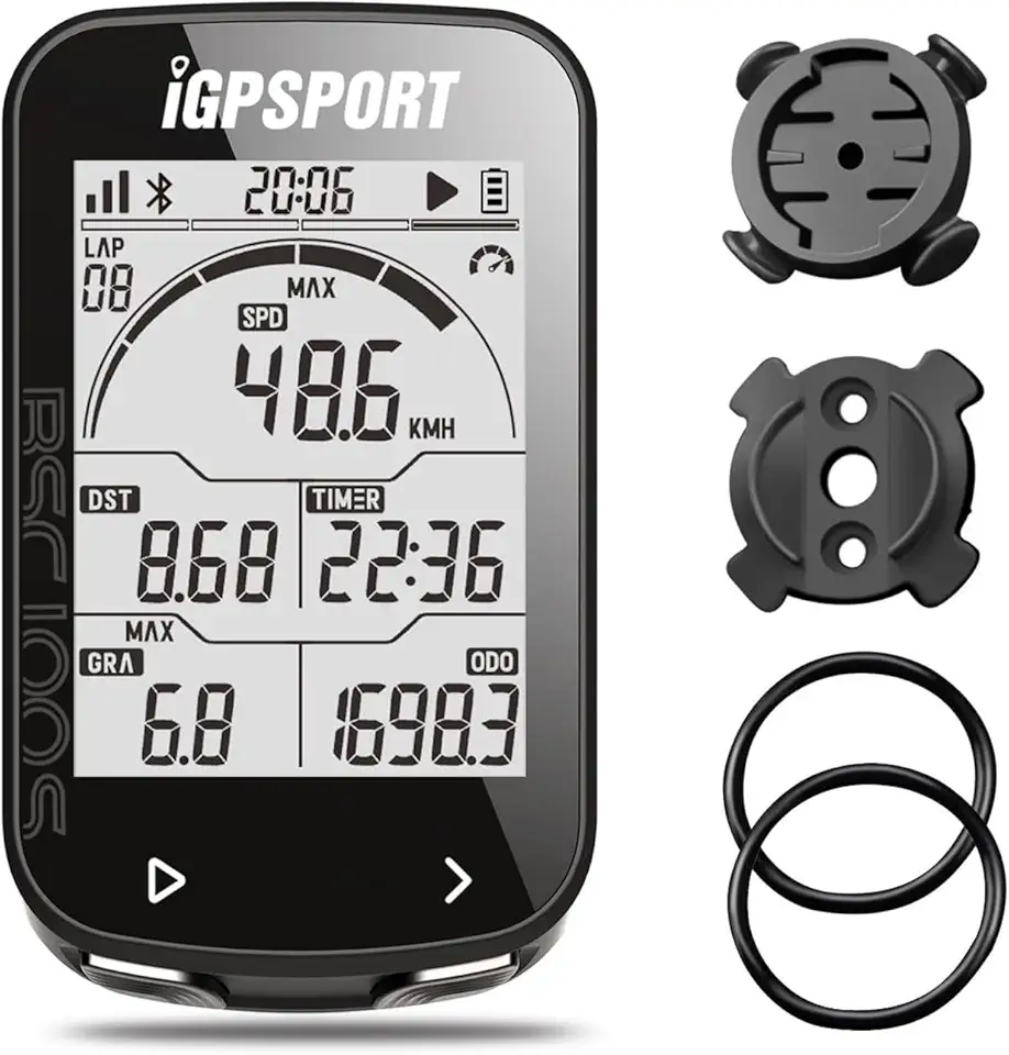 iGPSPORT GPS Bike computador grande tela com ANT+ função iGS50E sem fio Ciclo computador à prova d'água