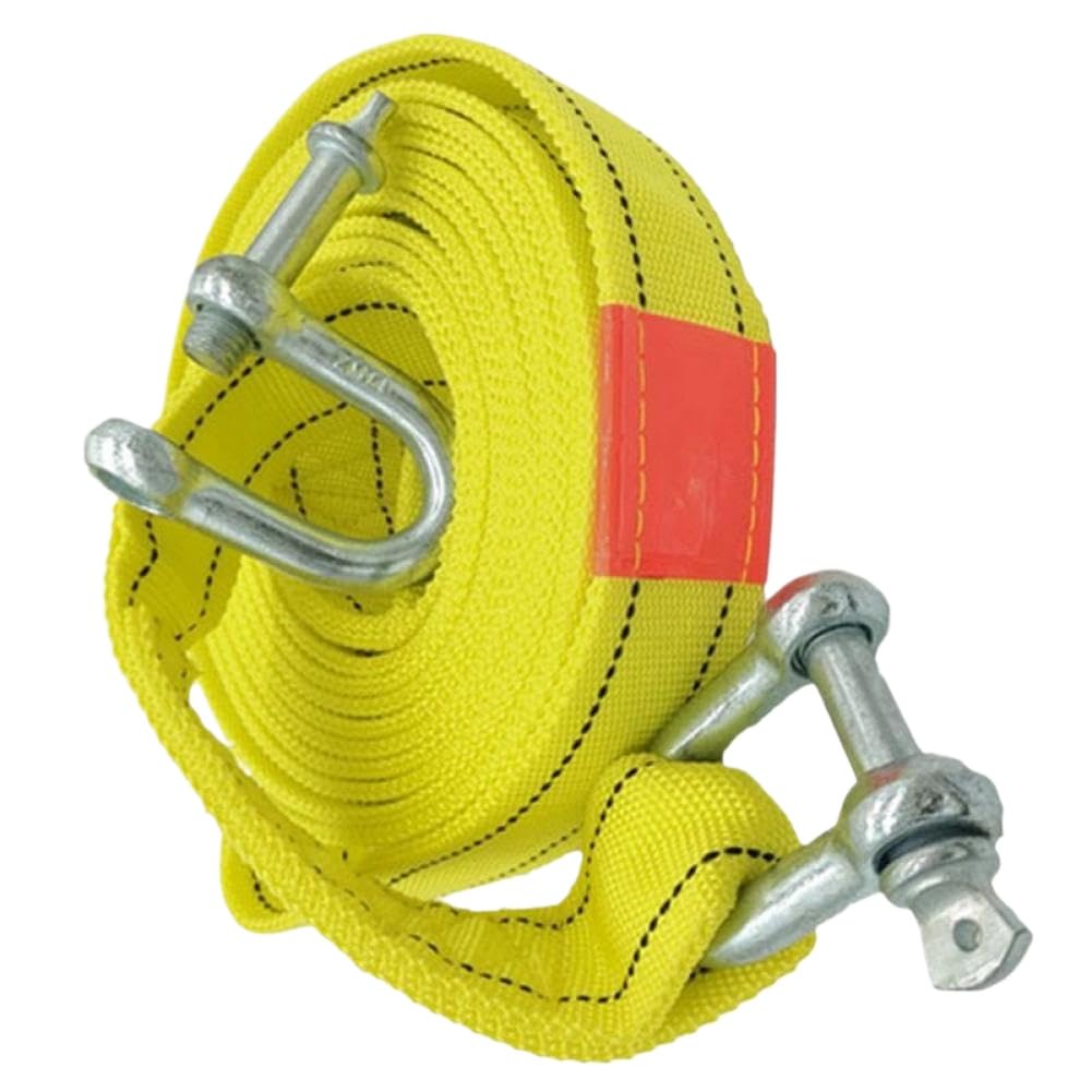 Corde de Treuil pour Voiture 5M avec Crochet en U Compatible with 4X