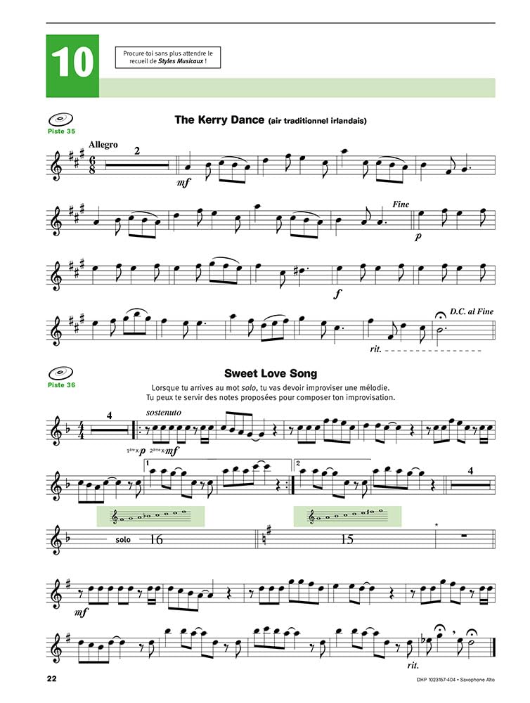 couter, lire & jouer 3 Saxophone Alto. Comprend Enregistrement(s) en ligne