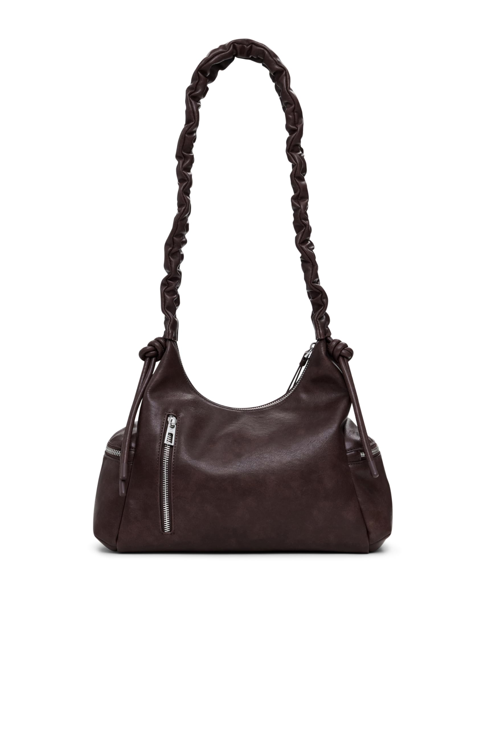 Desigual Schultertasche Montville Half Logo Shoulder Bag Chocolate dunkelbraun