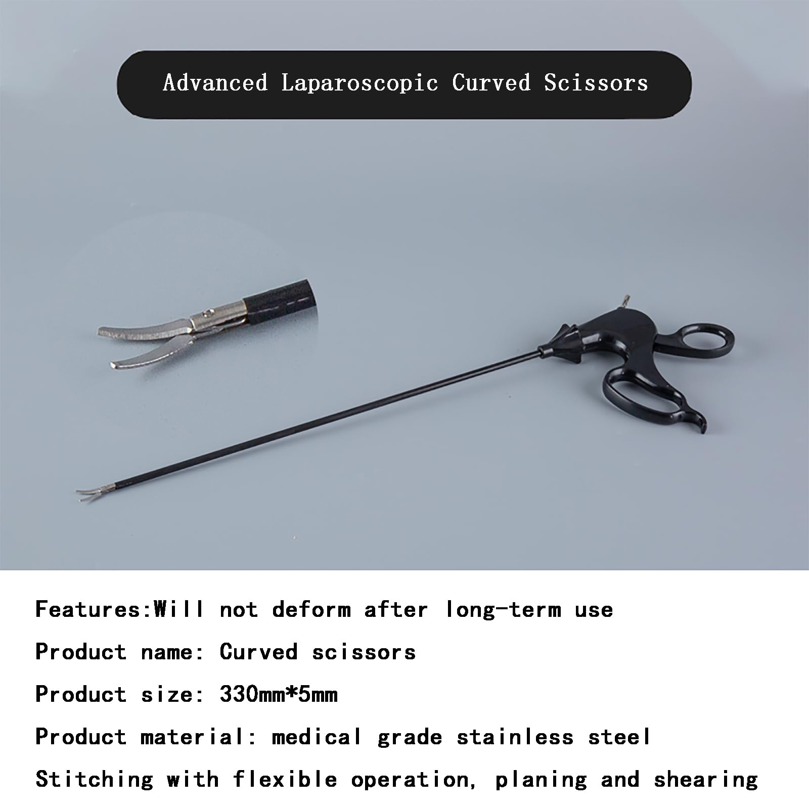 Laparoscopic Training Practicing Grasper Laparoscopy Instruments Set 4 Piece.(For practice use only)