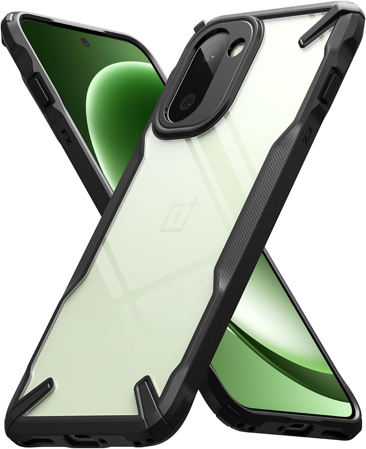 Ringke Fusion-X for OnePlus 15R Case [Precise Cutouts for Camera Lenses] Enhanced Bumper Heavy Duty Shockproof Protective Cover - Black