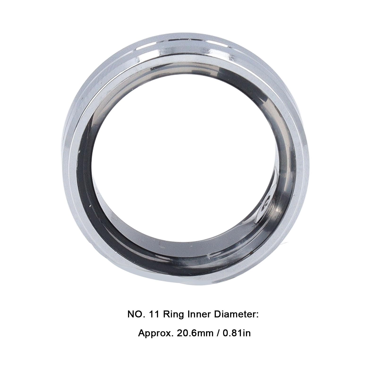 Smart Ring Health Tracker, Rilevatore di Sonno Fitness Indossabile per Uomini e Donne, Supporta 6-7 Giorni di Durata della Batteria, Impermeabile IP68, (Misura 11 20,7 mm/0,8