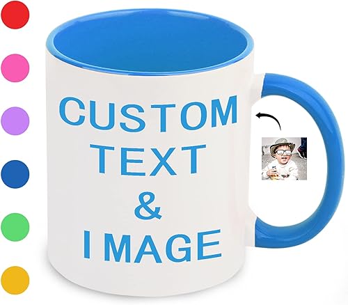Taza de café con foto personalizada, con imagen, texto, nombre, regalos personalizados para novio, novia, mejor amigo, regalos de Navidad, taza de