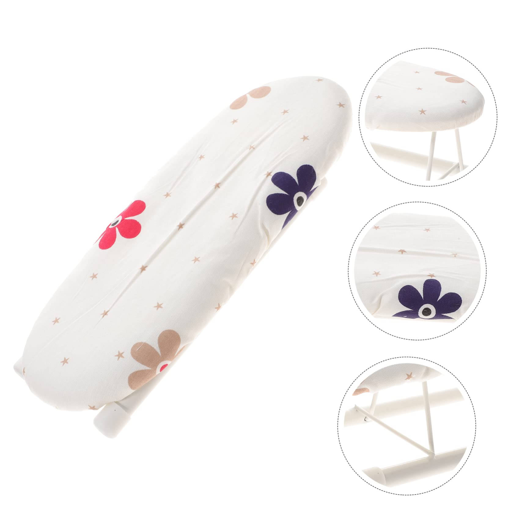HOLIDYOYO Compact Mini Ironing Board Convenient Stand for Home Lightweight Sturdy Design for Shirts Clothes Travel Use Versatile Ironing Stool Laptop Desk