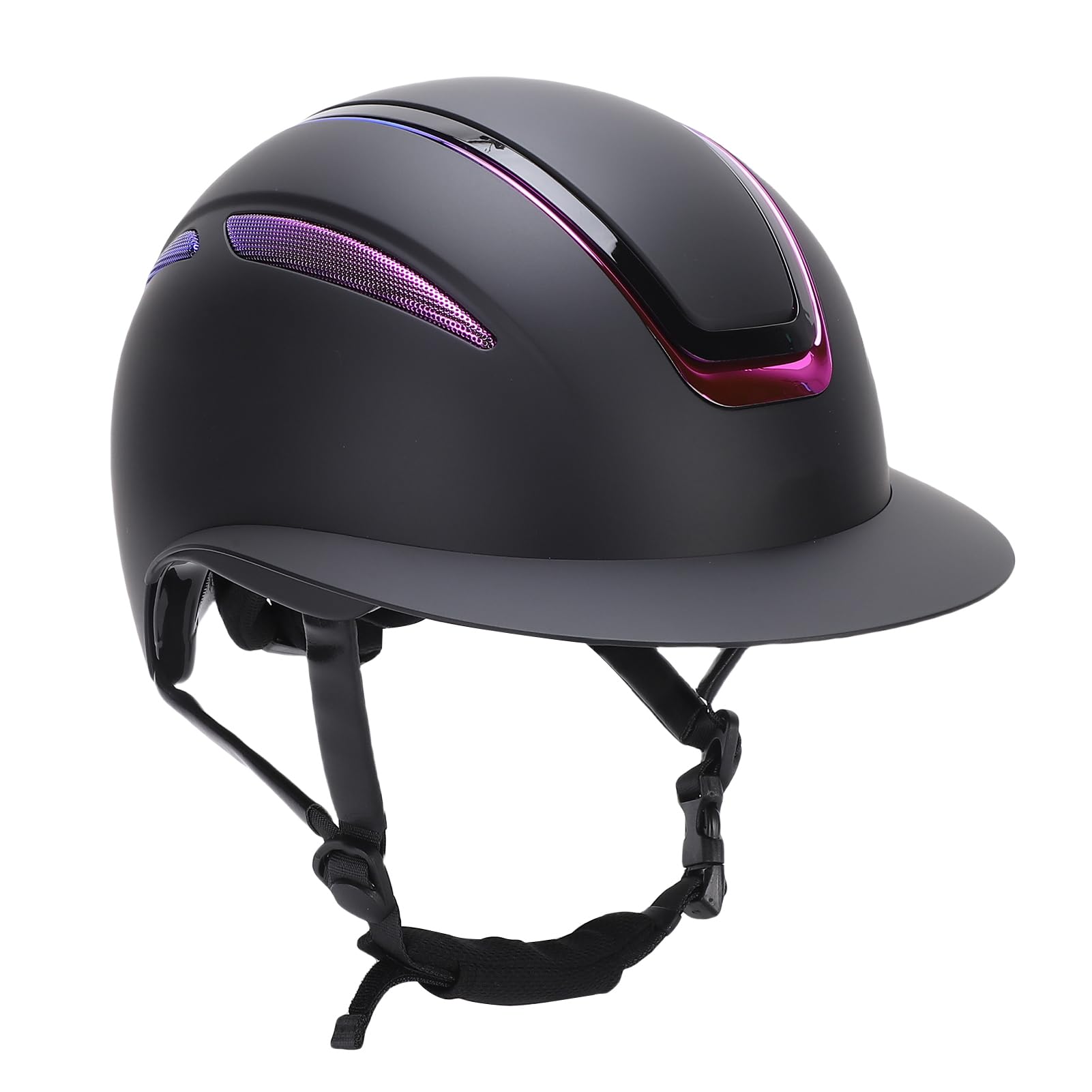 VGEBY Casco para Montar a Caballo, Equipo de Seguridad Ajustable para Montar a Caballo con Forro de Repuesto para Entrenamiento a Caballo (L)