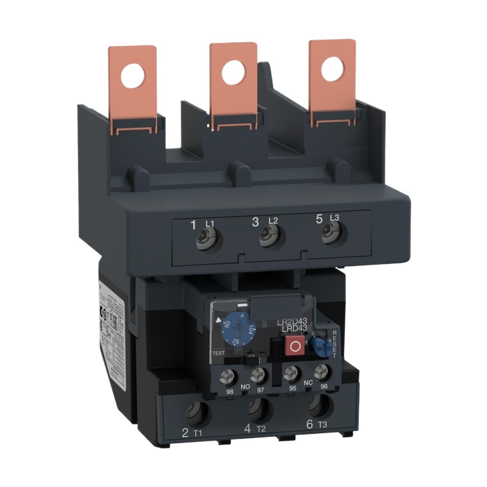 NACODLUL LRD43 LRD4367 95-120A overload relays, 95...120A, class 10A